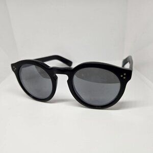Illesteva Leonard II Sunglasses Gloss Black Frame / Grey Lens
